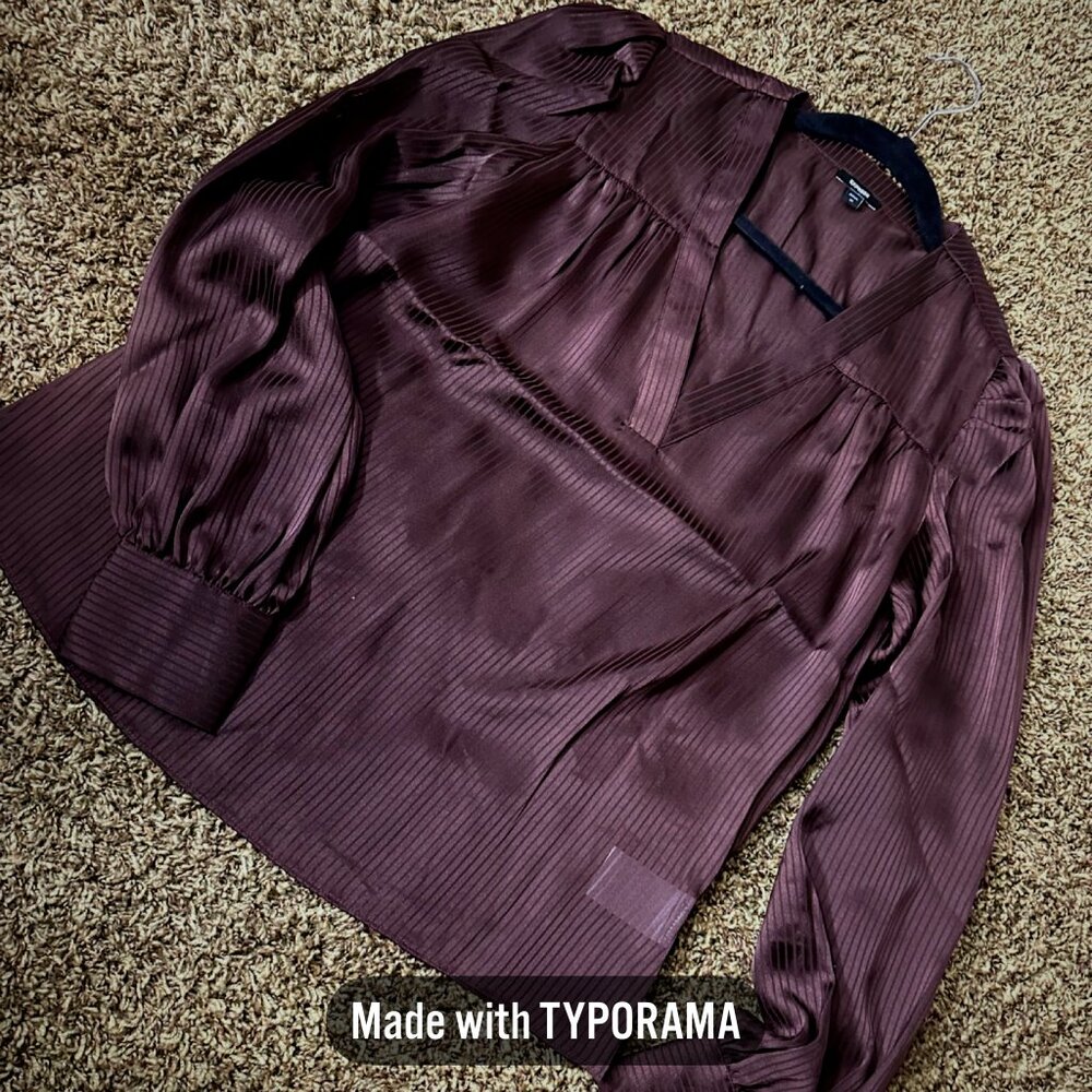 Chocolate brown dress shirt